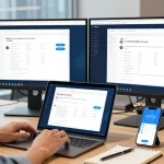 Navigate the Telegram Chinese Version interface seamlessly with language setup tools in a modern workspace.